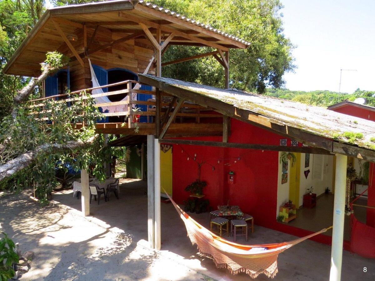 Casa Estilosa E Rustica Com Vista Para O Por Do Sol Da Ilha Do Mel! Kültér fotó